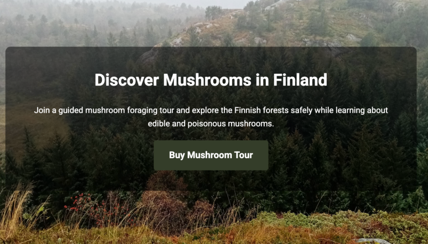 Discover Mushrooms in Finland